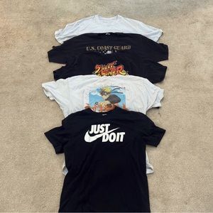 5 Pack graphic tee bundle